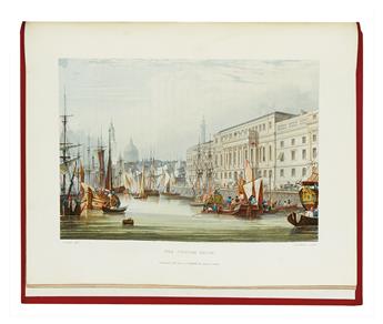 (ACKERMANN, RUDOLPH.) WESTALL, WILLIAM; and SAMUEL OWENS. Picturesque Tour of The River Thames.